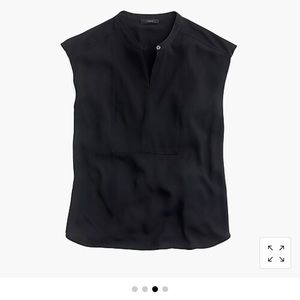J.Crew drapey cap sleeve top